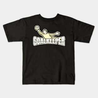 Football goalkeeper - yellow Kids T-Shirt
